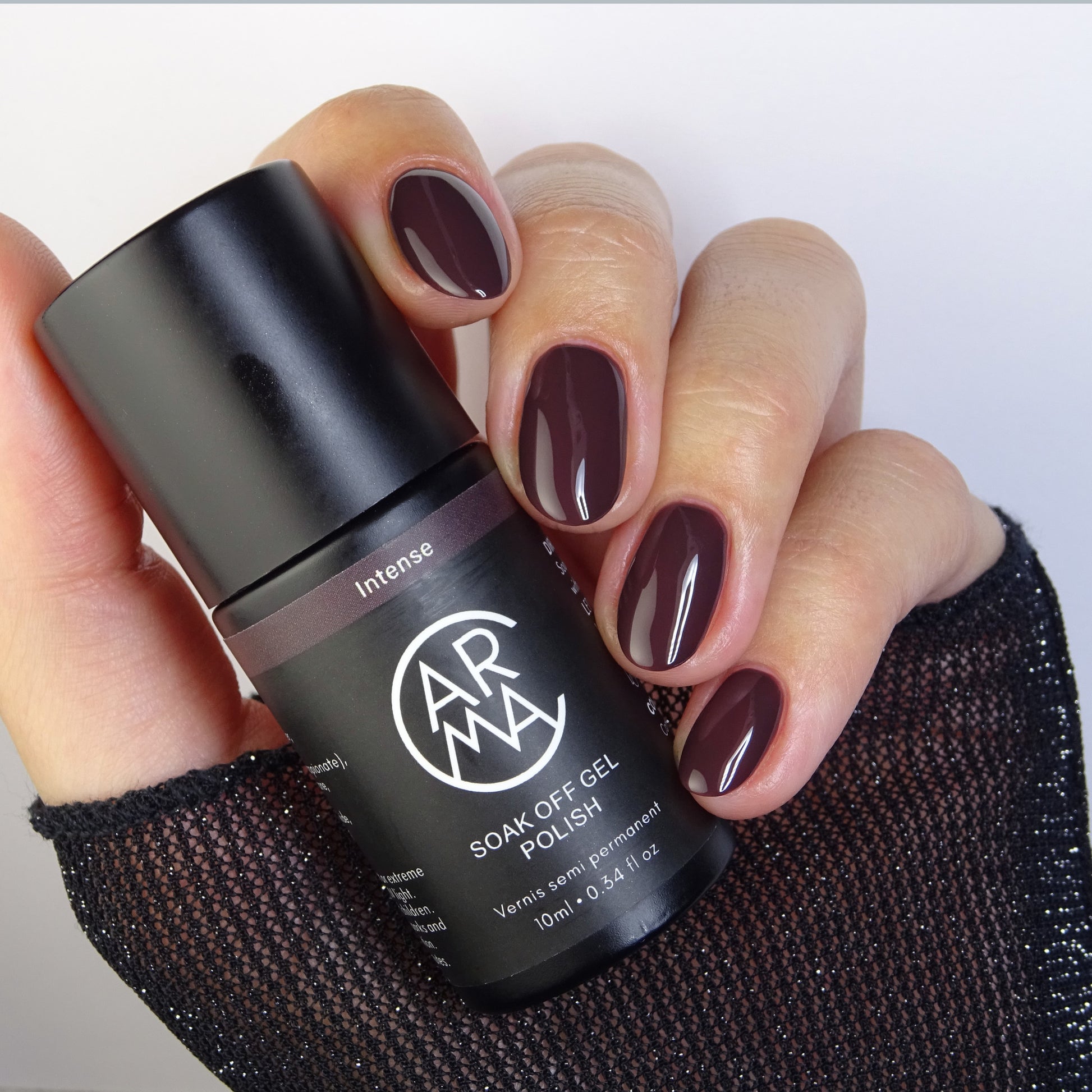 #058 Intense Gelpolish, donkerbruine kleur