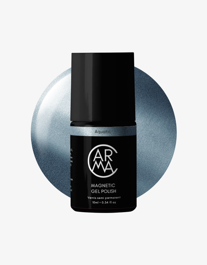 CARMA Blauwe cat eye gellak