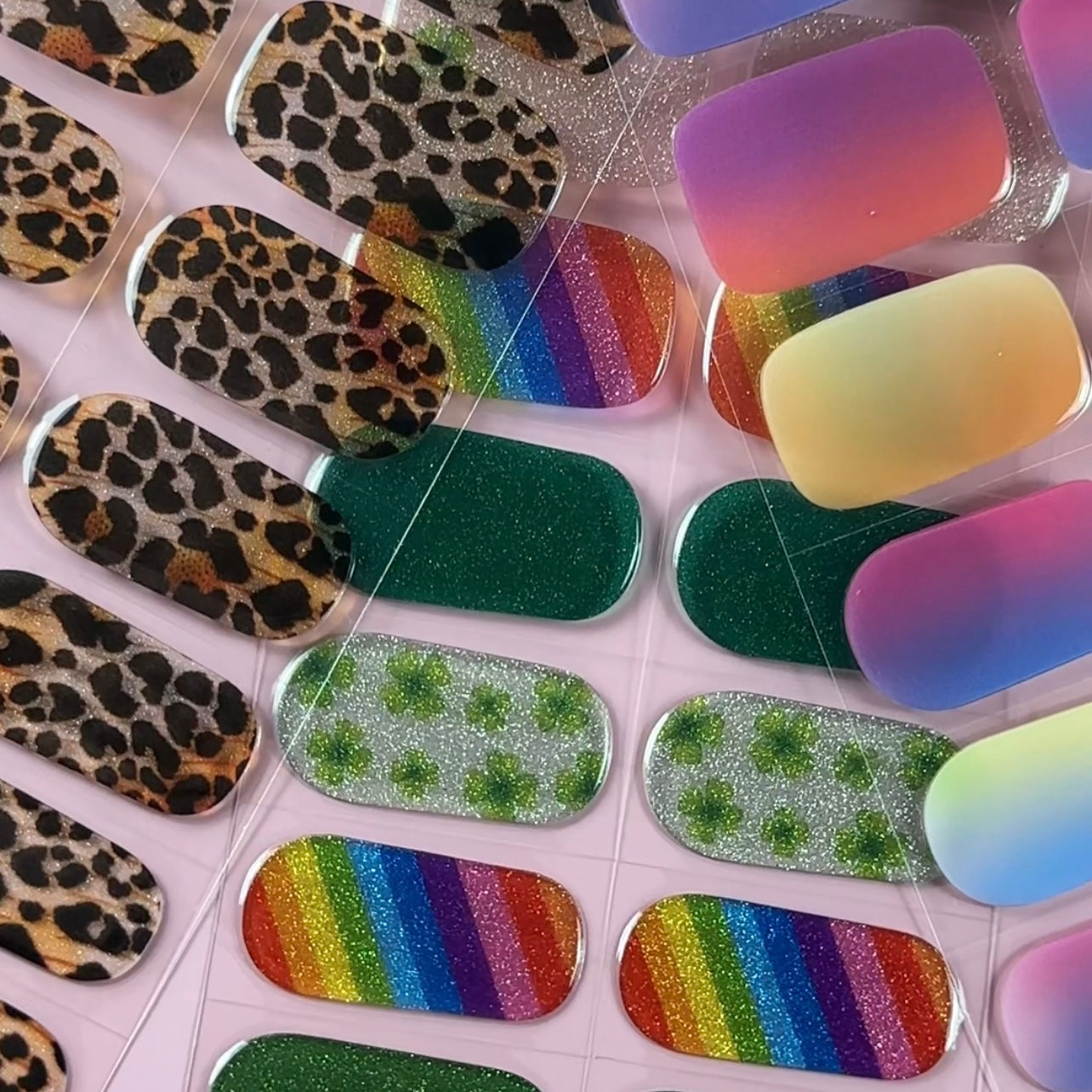 Nail Wraps Sticky Nails