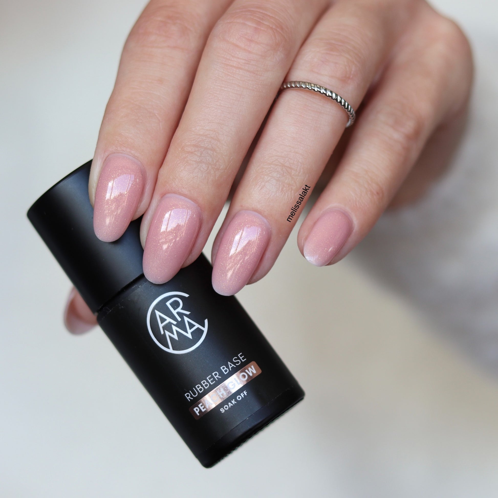 Rubber Base Peach Glow