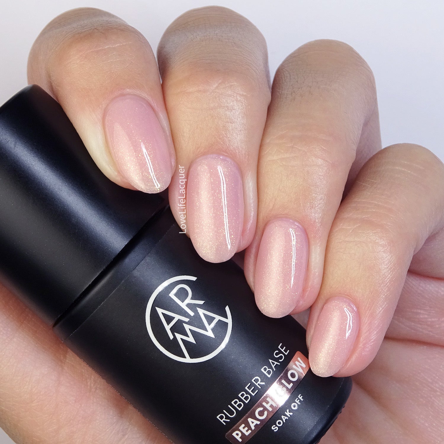 Rubber Base Peach Glow