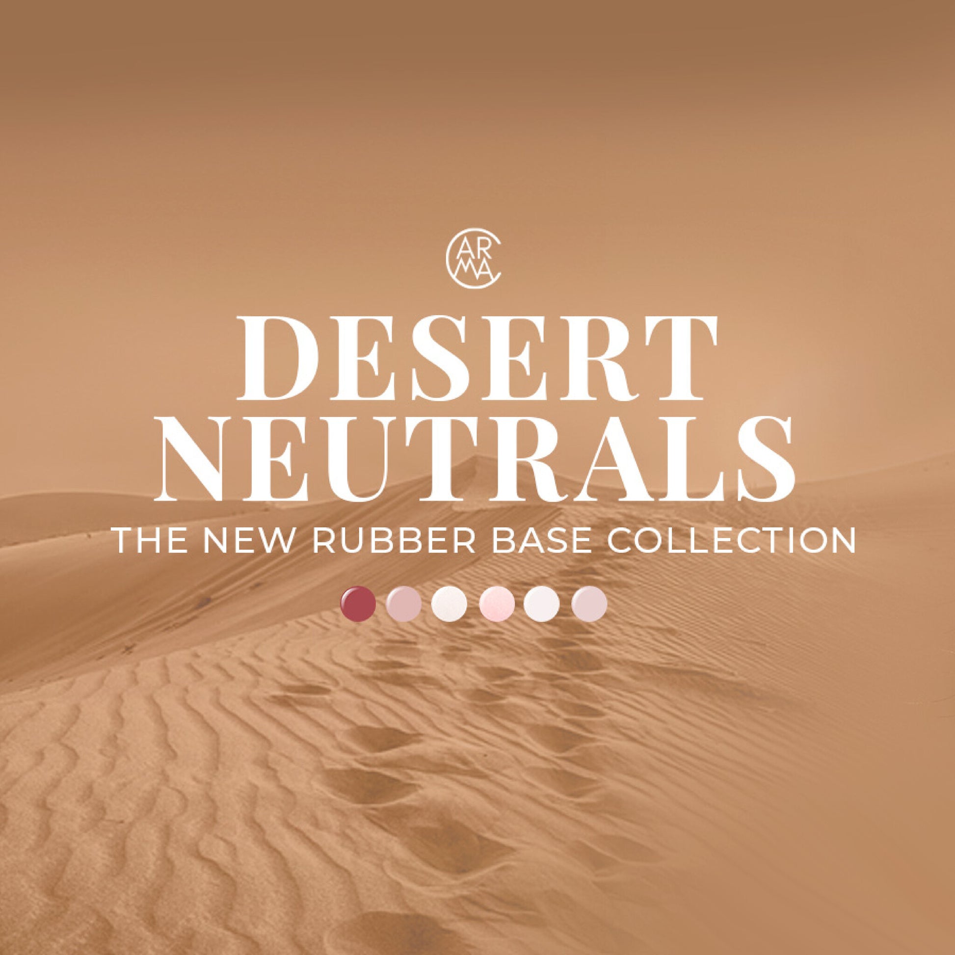 Desert Neutrals 2 Rubber Base Collection 6pcs