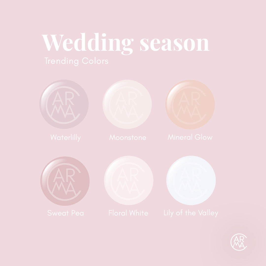 The Bridal Edit Trending Carma Biab Colors