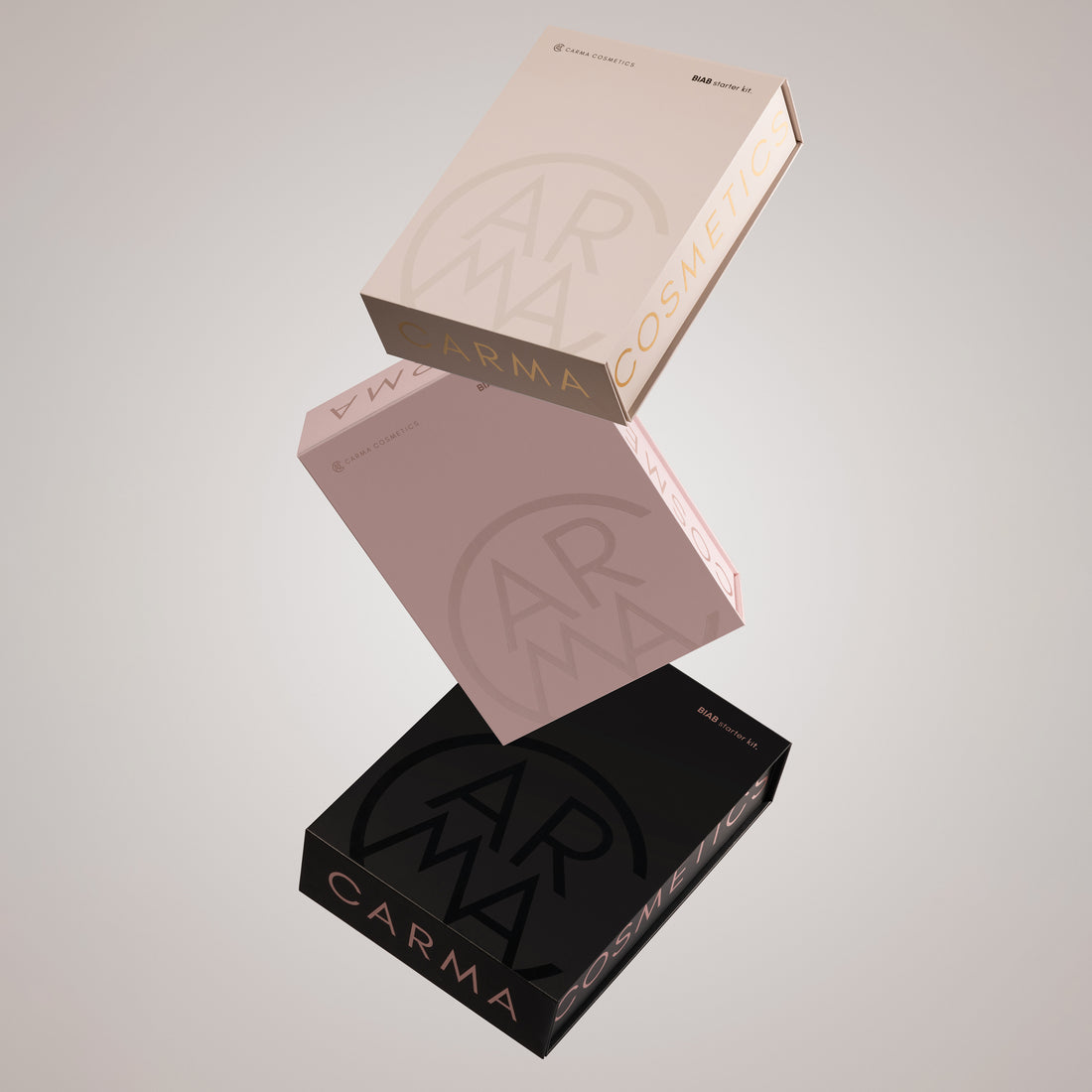 Carma Cosmetucs Luxury BIAB gift collection in premium signature packaging