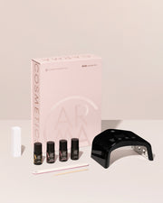Carma Cosmetics Rosy Minerals BIAB Starter Kit met HALO lamp en roze giftbox