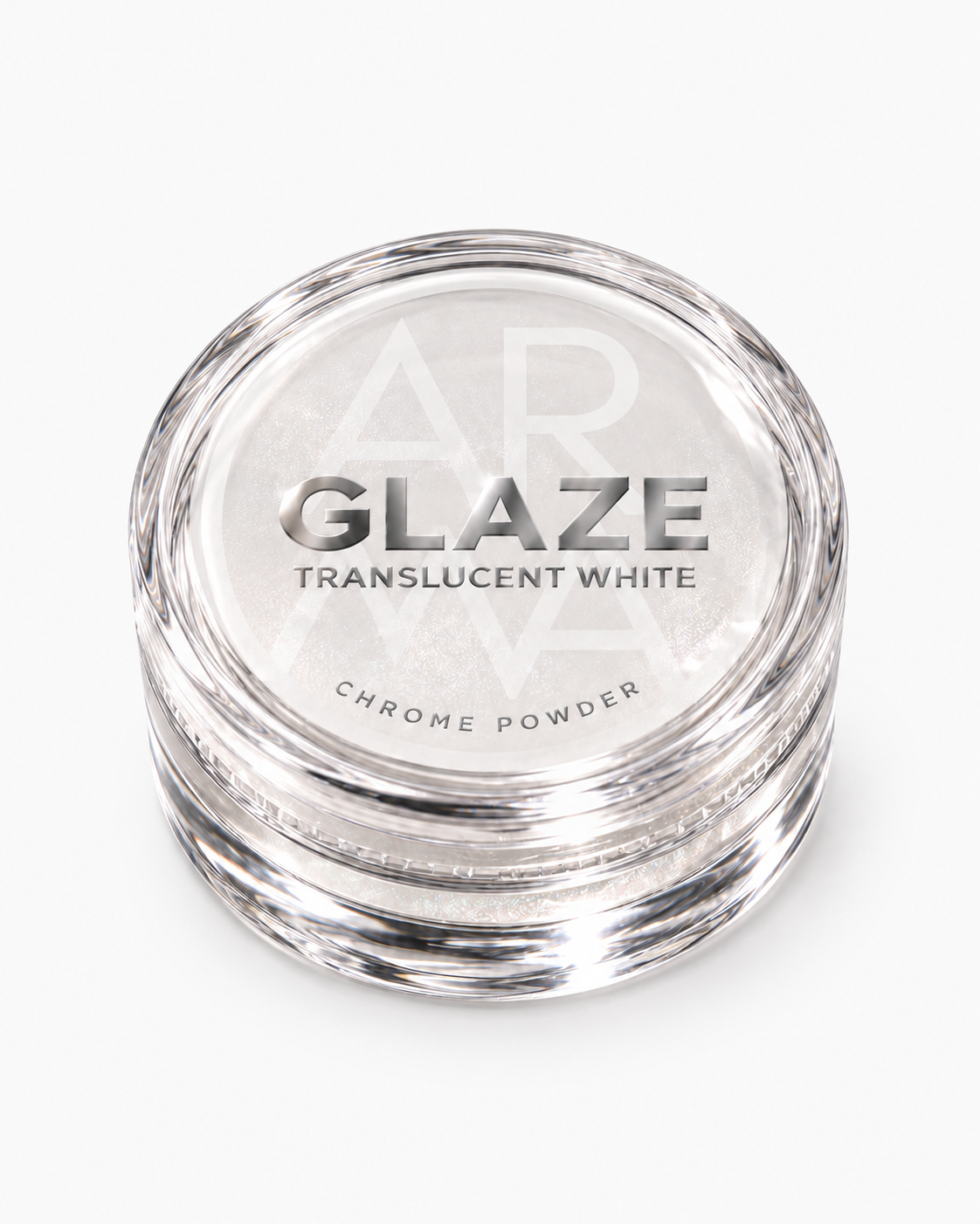GLAZE Semi Transparante Witte Chrome Poeder 0,5g