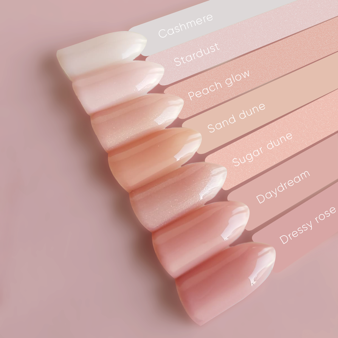 Carma Cosmetics Desert Neutrals Collection in Rubber Base Coats