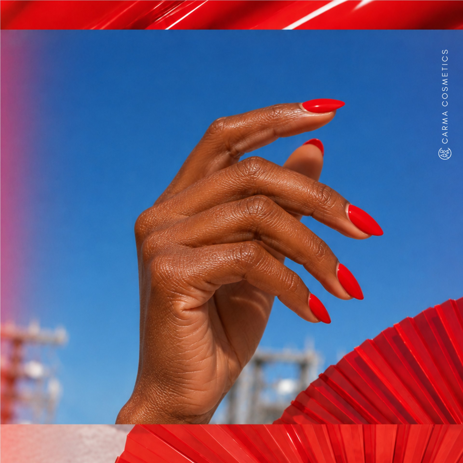 Carma Cosmetics Flare Red Gel Polish