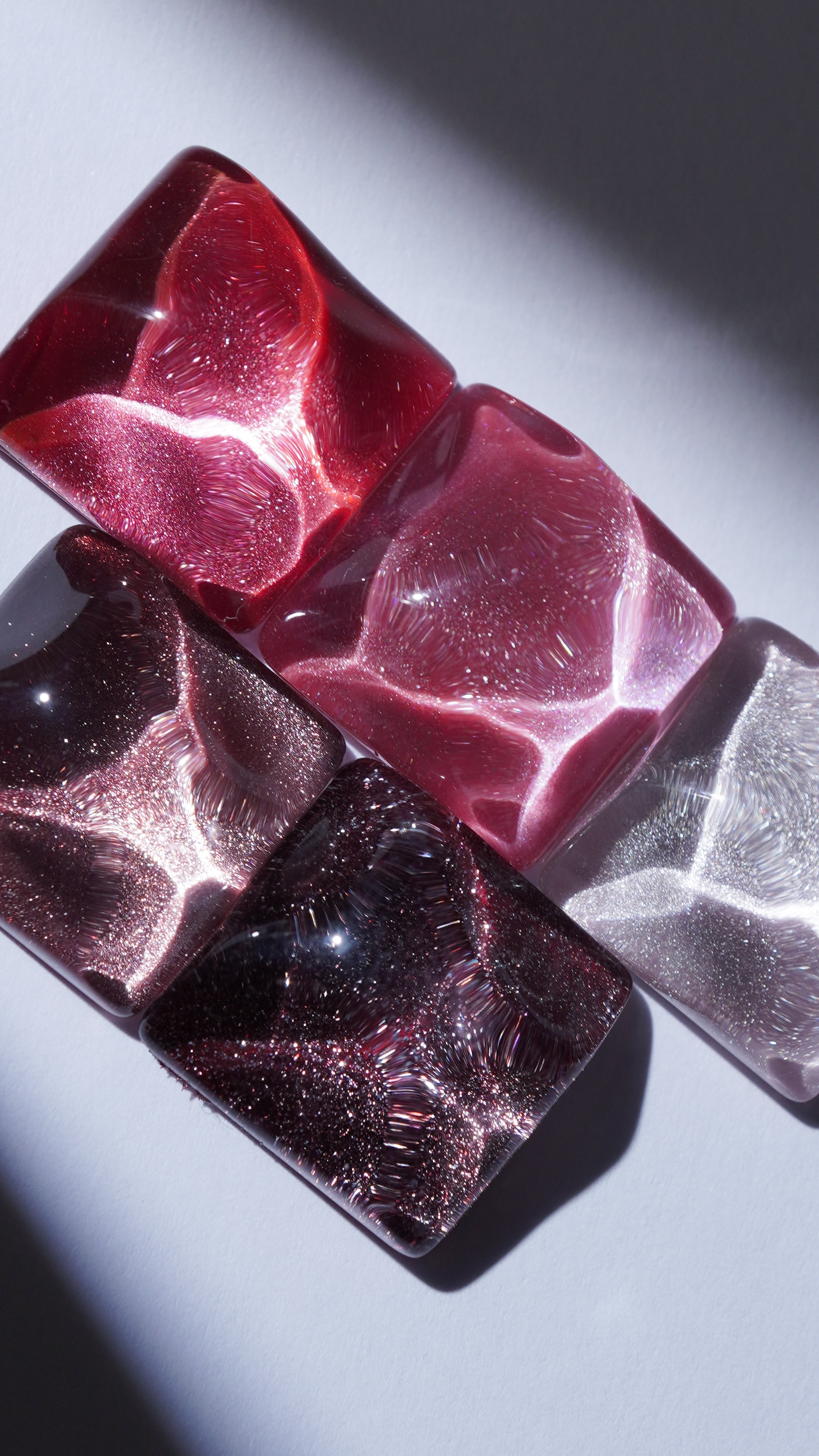 Cat Eye Gellak Rood, Roze en bruin tinten