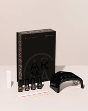 Carma Cosmetics BIAB Mini Collection Glowy Minerals set met lamp, primer, builder base Mineral Glow en Morganite