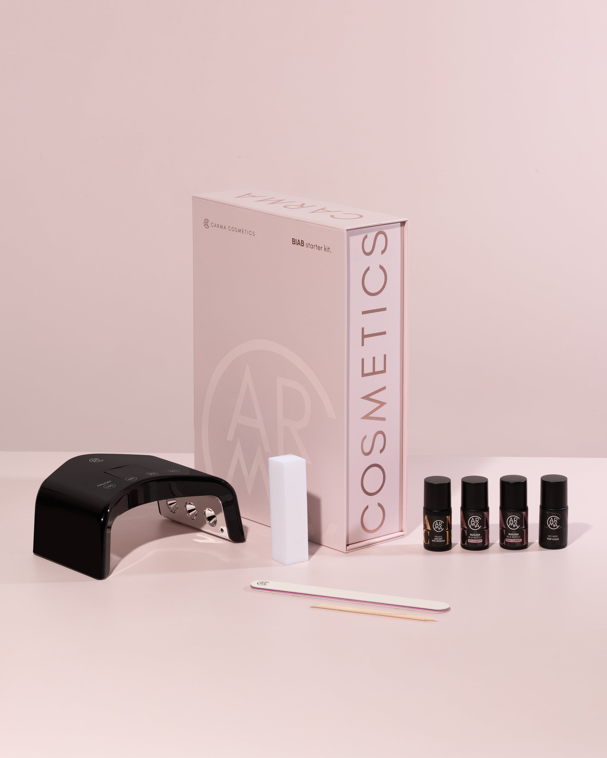 Rosy Minerals Mini Collection BIAB Starter Kit van Carma Cosmetics