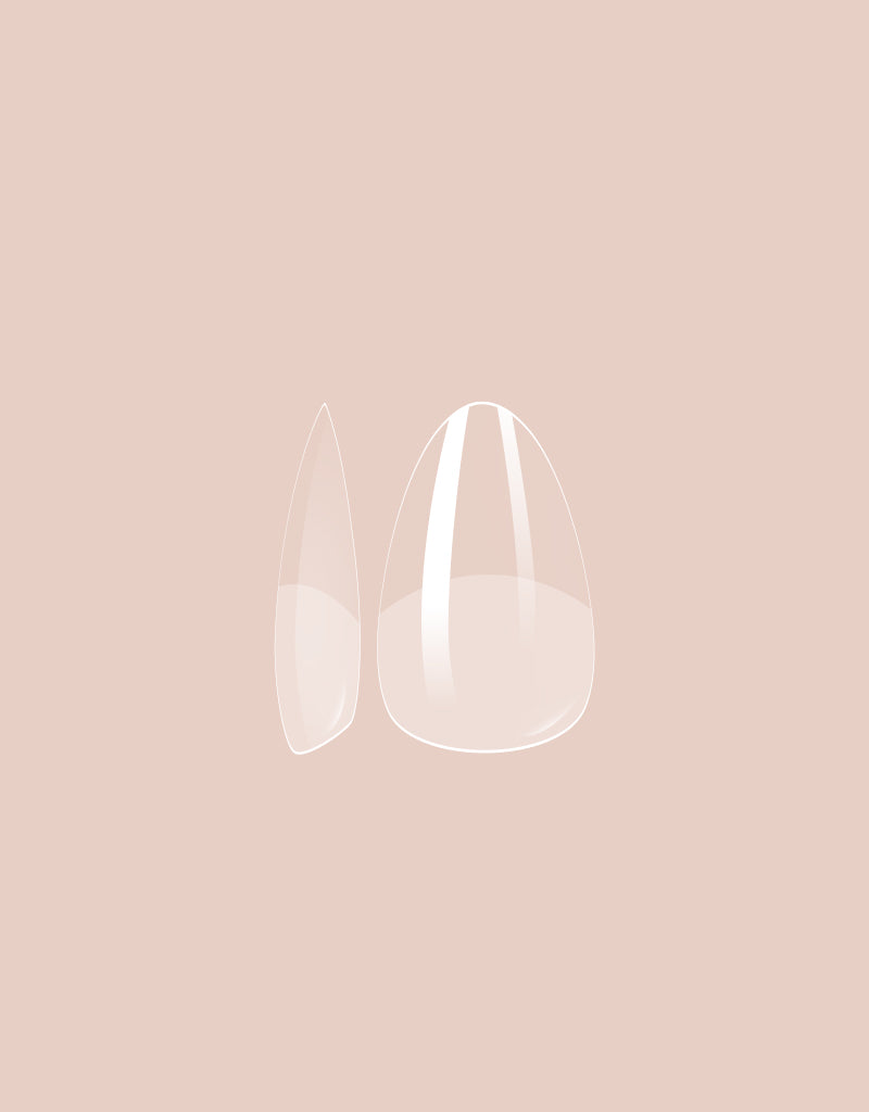 Soft Gel Tips Short Almond 504PCS