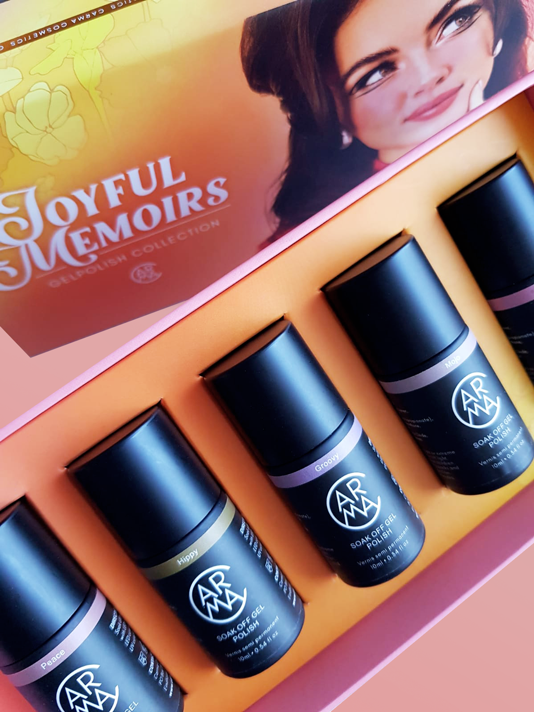 Joyful Memoirs Gelpolish Collection 5pcs Color Box (BACK IN SPRING) 